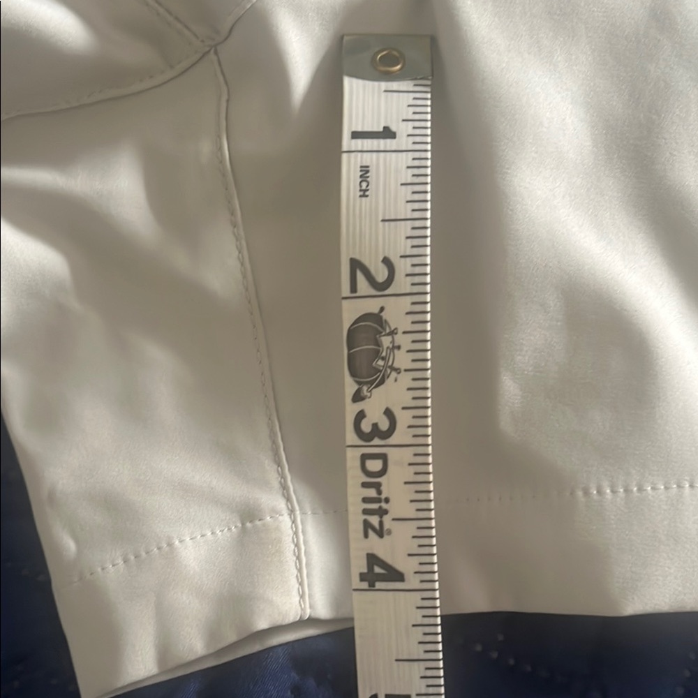 Cream color Nike Shorts with Tailored Flat Front Design - Picture 9 of 14